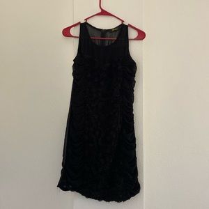 Black roses dress